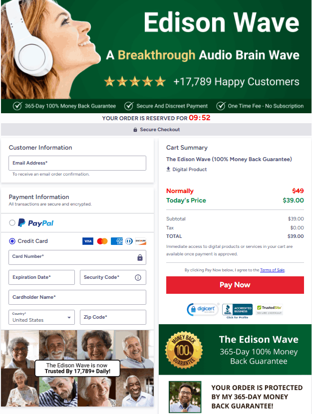 Join The Edison Wave for tinnitus relief program - activate brainwave sound therapy and get discounted access now.